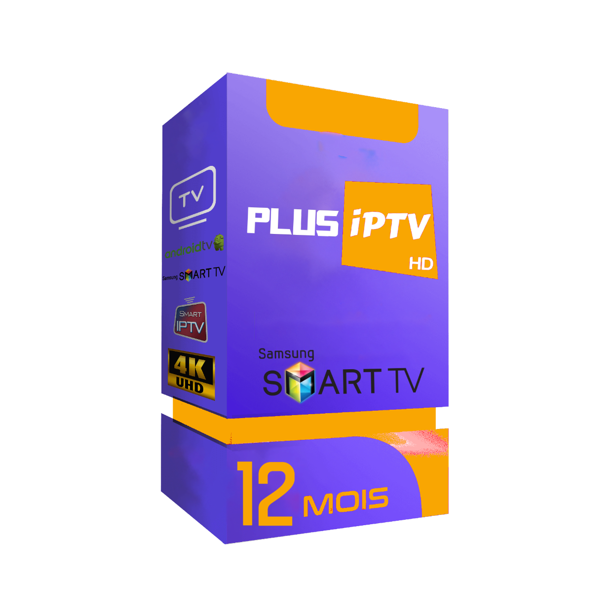  Abonnement  IPTV 12  Mois  Pack Gold Smart IPTV Plus IPTV